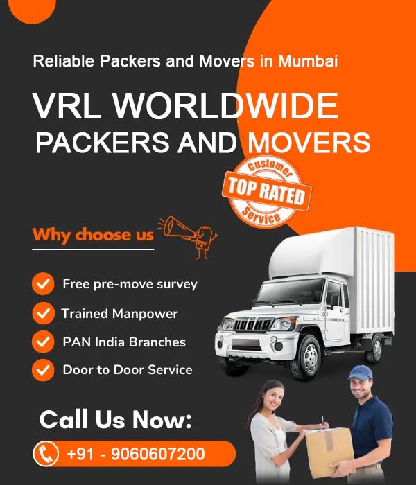 VRL Worldwide Packers and Movers Mumbai